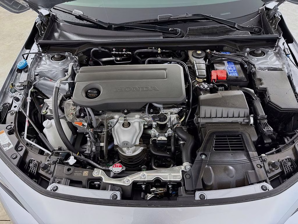 2026 Solar Silver Metallic Honda Civic Sport FWD Hatchback