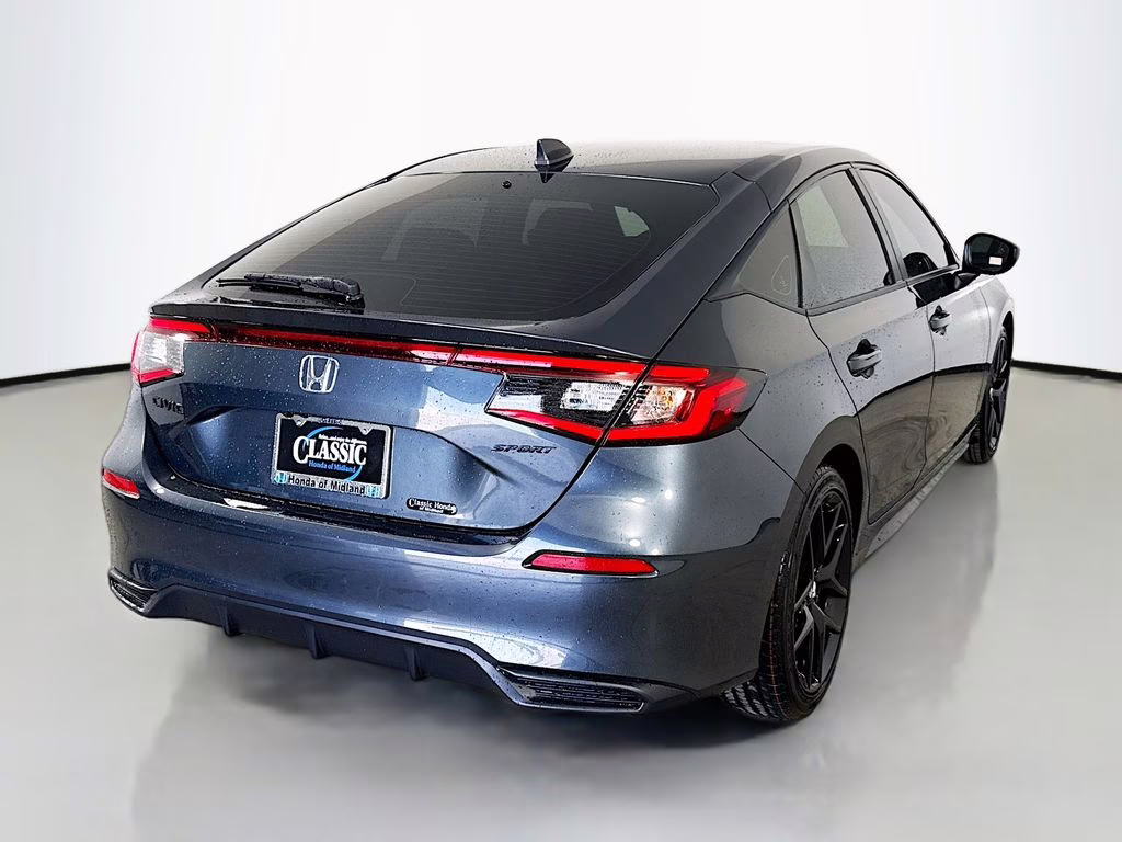 2026 Meteorite Gray Metallic Honda Civic Sport FWD Hatchback