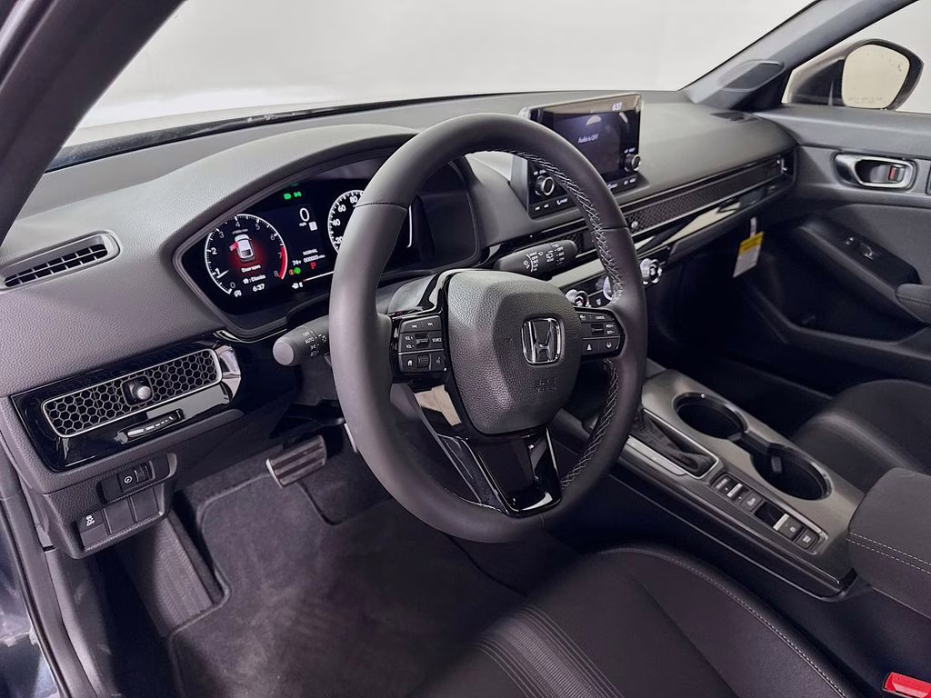 2026 Meteorite Gray Metallic Honda Civic Sport FWD Hatchback