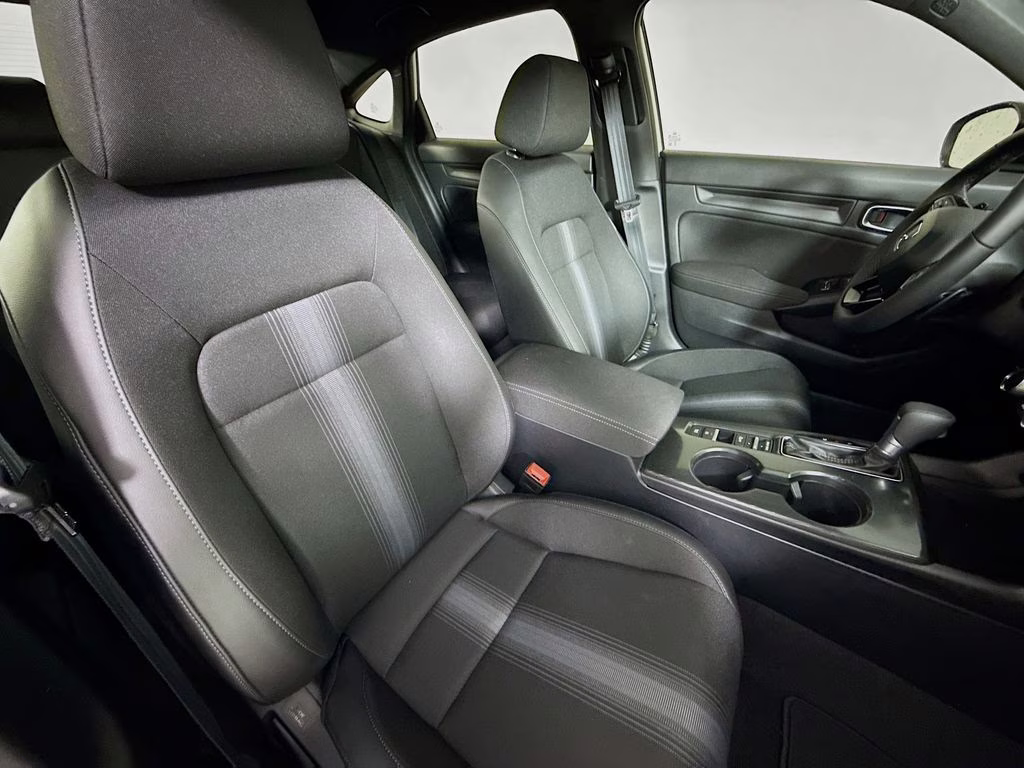 2026 Platinum White Pearl Honda Civic Sport FWD Sedan