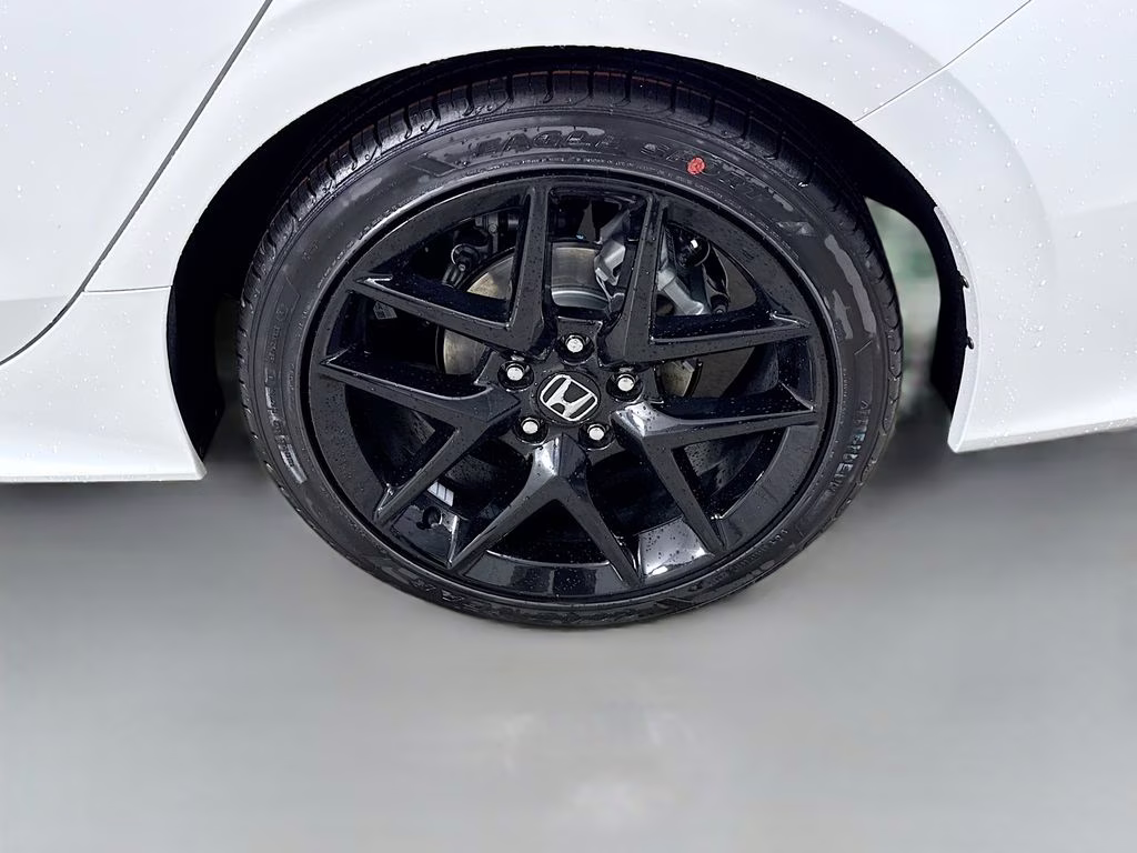 2026 Platinum White Pearl Honda Civic Sport FWD Sedan