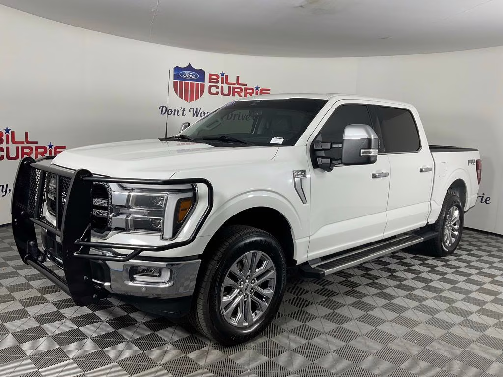 2024 White Metallic Ford F-150 Lariat 4X4 Truck