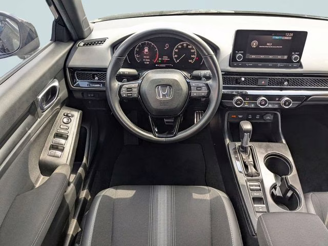 2025 Crystal Black Pearl Honda Civic Sport FWD Hatchback