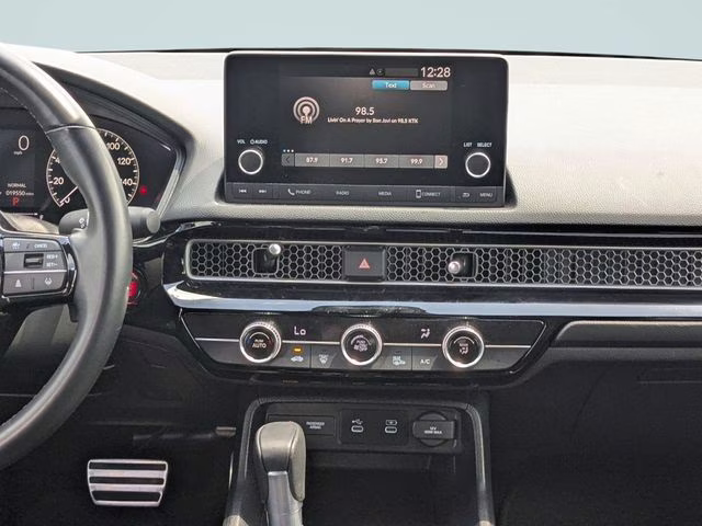 2025 Crystal Black Pearl Honda Civic Sport FWD Hatchback