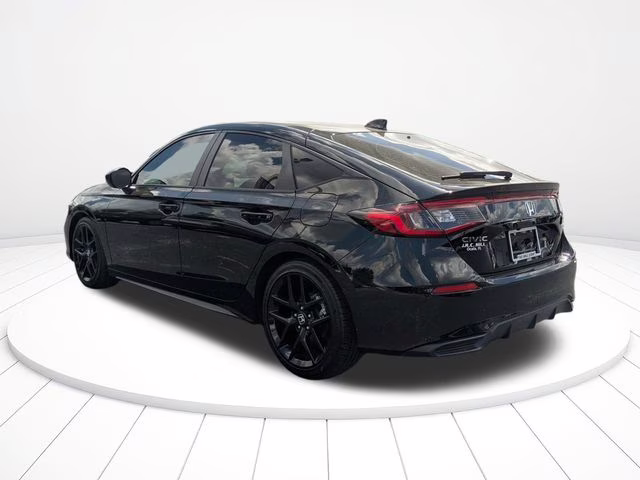 2025 Crystal Black Pearl Honda Civic Sport FWD Hatchback