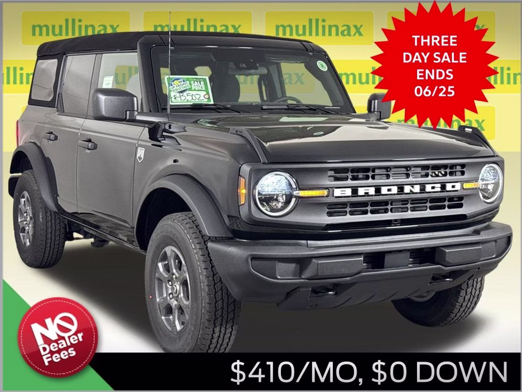 2026 Shadow Black Ford Bronco Big Bend 4X4 SUV