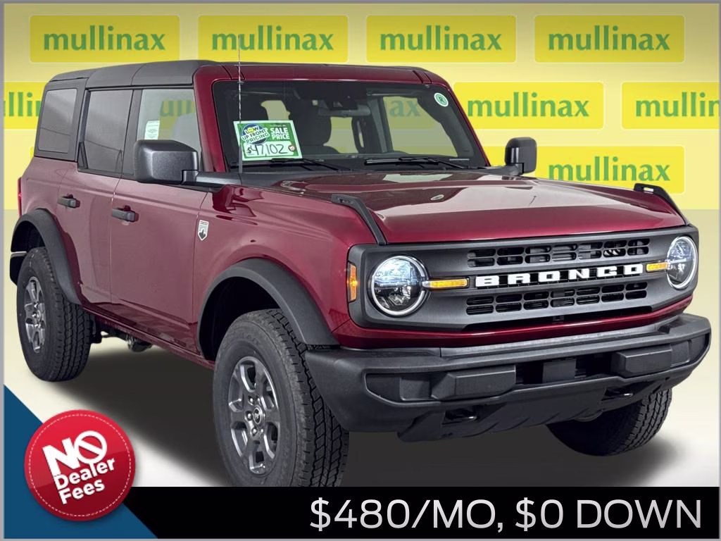 2026 Ruby Red Metallic Tinted Clearcoat Ford Bronco Big Bend 4X4 SUV