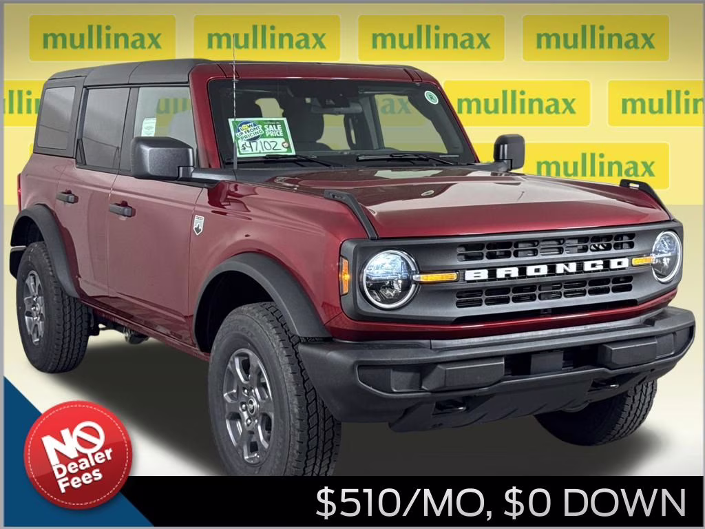 2026 Ruby Red Metallic Tinted Clearcoat Ford Bronco Big Bend 4X4 SUV