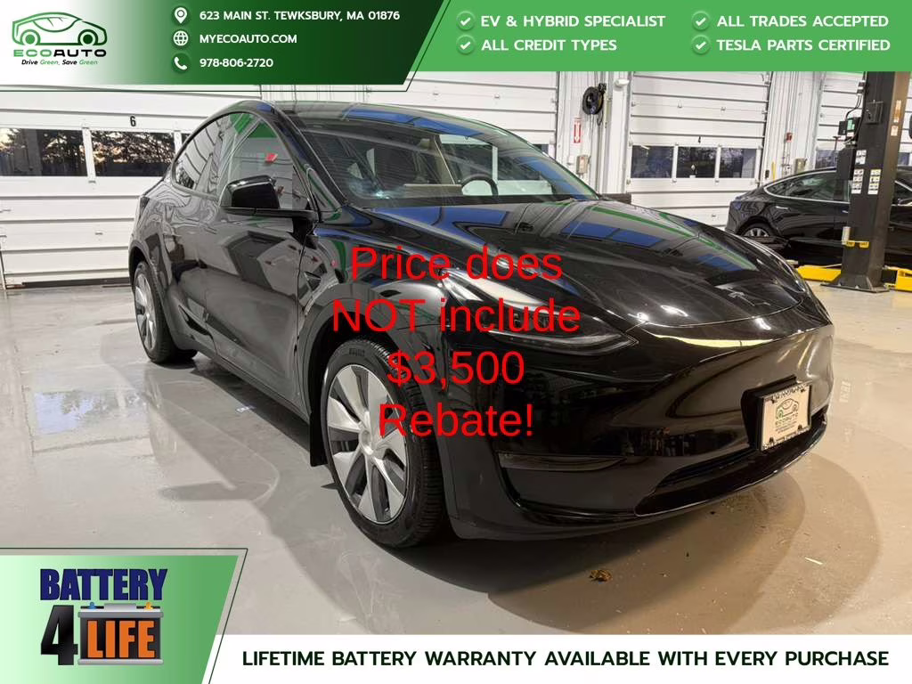 2024 Solid Black Tesla Model Y Long Range AWD SUV