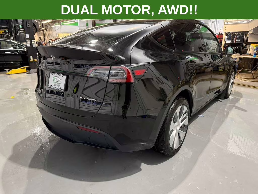 2024 Solid Black Tesla Model Y Long Range AWD SUV