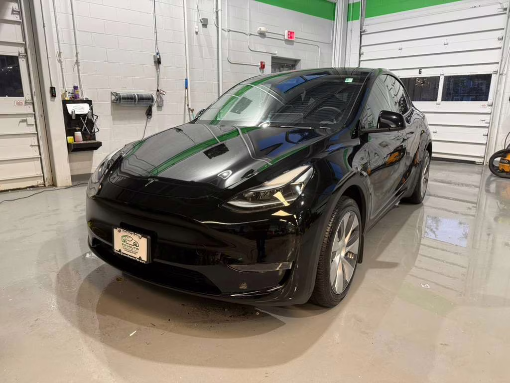 2024 Solid Black Tesla Model Y Long Range AWD SUV
