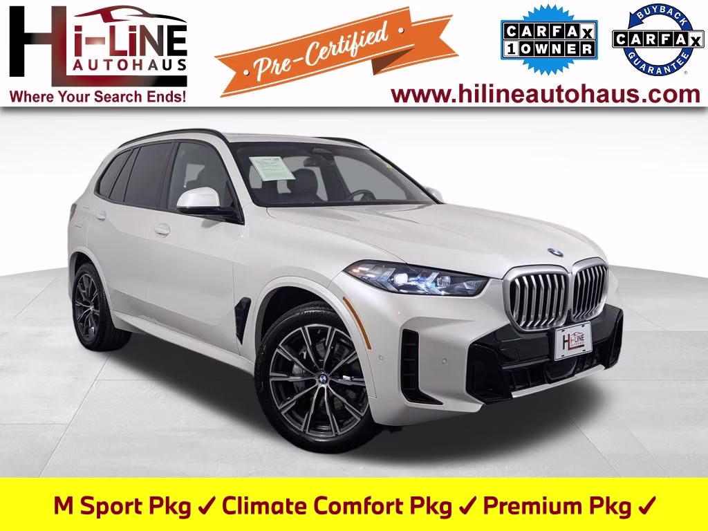 2025 Mineral White Metallic BMW X5 xDrive40i AWD SUV