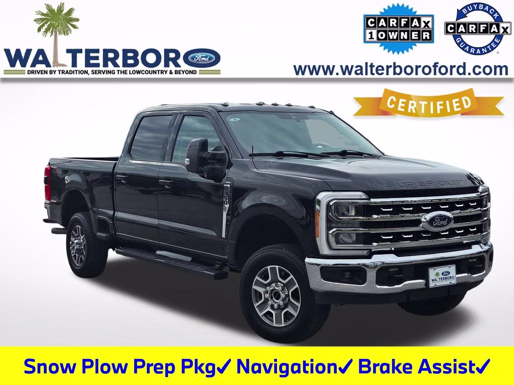 2023 Agate Black Metallic Ford Super Duty F-350 SRW Lariat 4X4 Truck