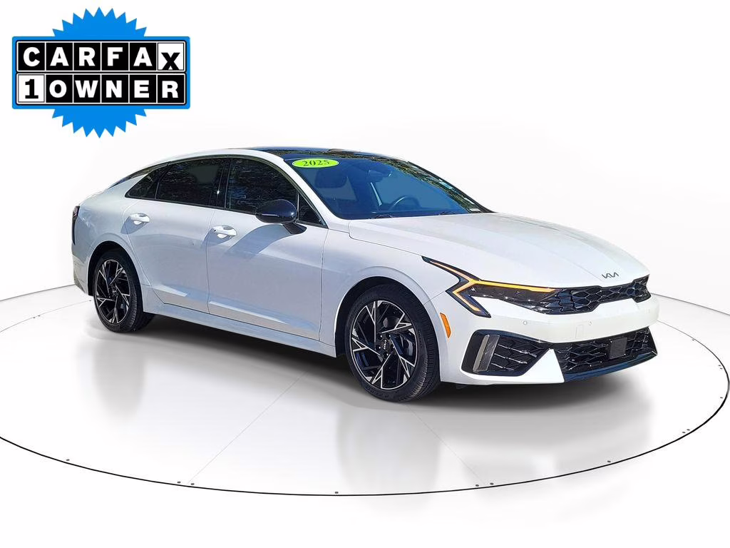 2025 Snow White Pearl Kia K5 GT-Line FWD Sedan