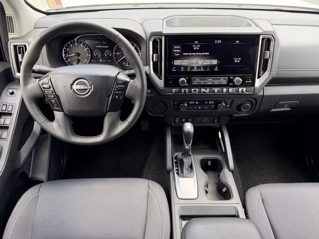 2025 Glacier White Nissan Frontier SV RWD Truck