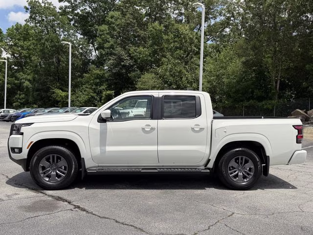 2025 Glacier White Nissan Frontier SV RWD Truck