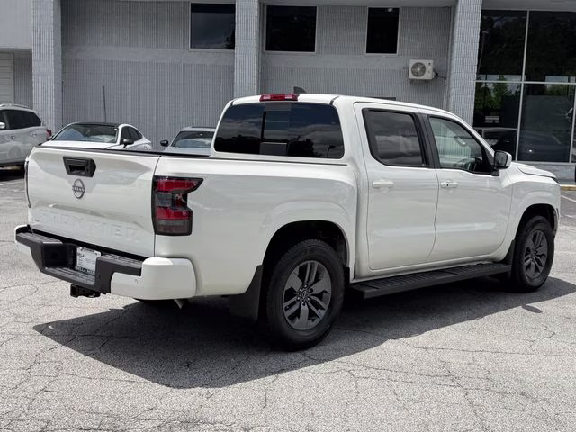 2025 Glacier White Nissan Frontier SV RWD Truck