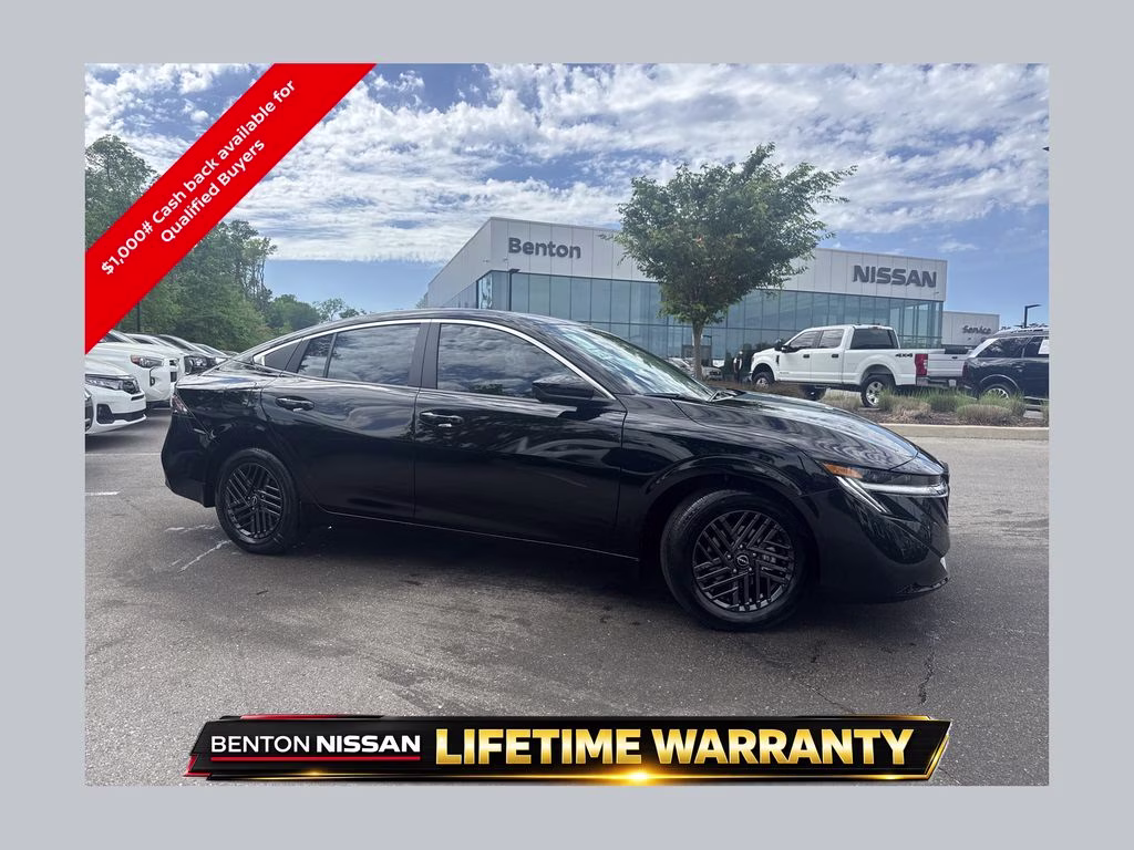 2026 Super Black Nissan Sentra SV FWD Sedan
