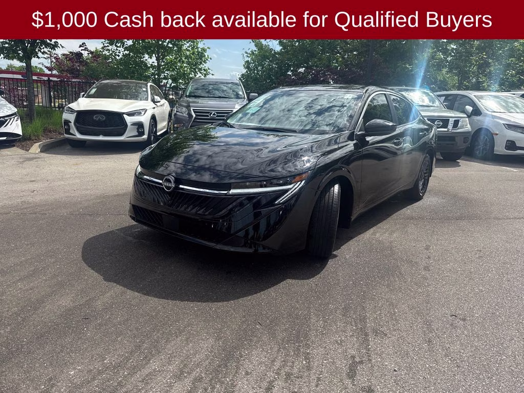 2026 Super Black Nissan Sentra SV FWD Sedan