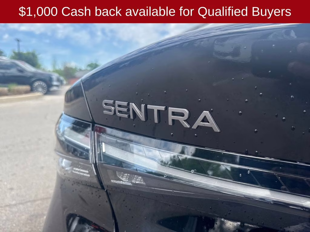 2026 Super Black Nissan Sentra SV FWD Sedan