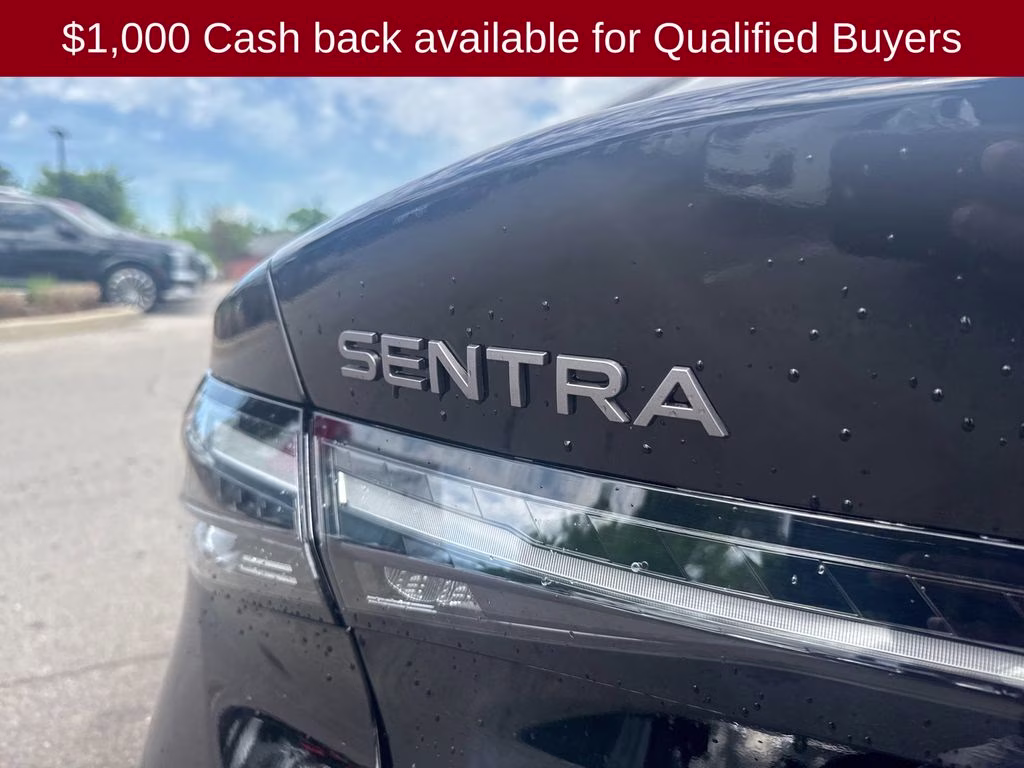 2026 Super Black Nissan Sentra SV FWD Sedan