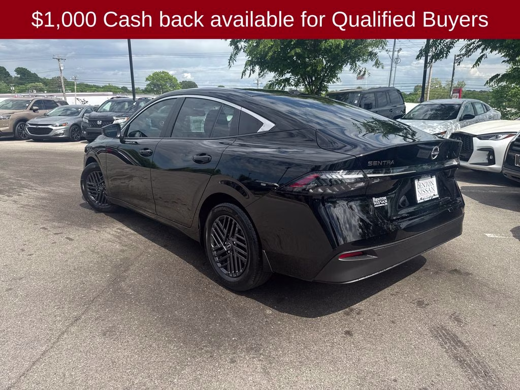 2026 Super Black Nissan Sentra SV FWD Sedan