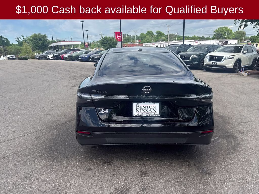 2026 Super Black Nissan Sentra SV FWD Sedan