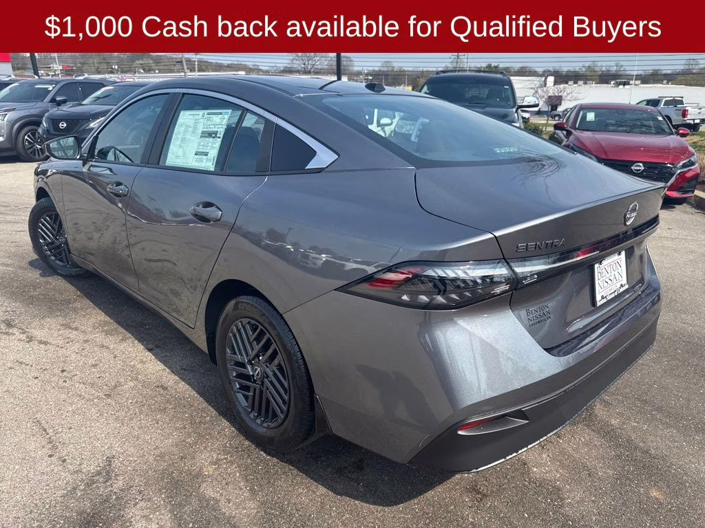 2026 Gun Metallic Nissan Sentra SV FWD Sedan