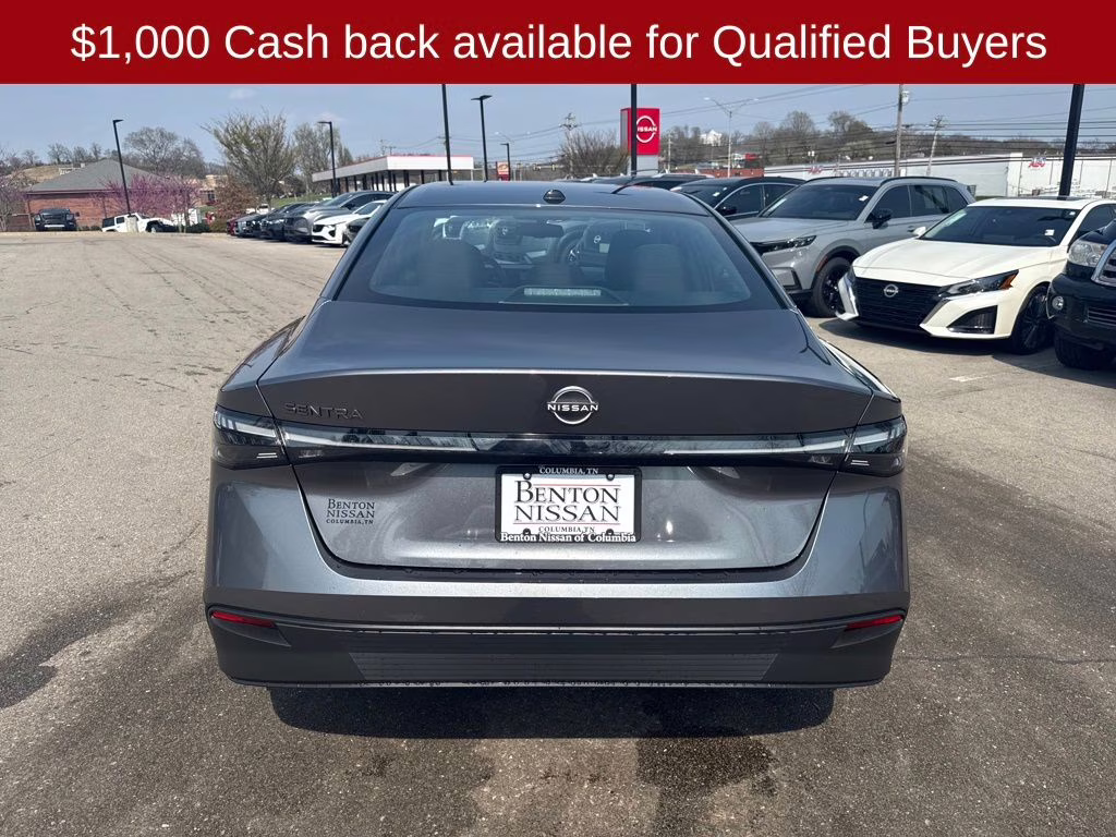 2026 Gun Metallic Nissan Sentra SV FWD Sedan
