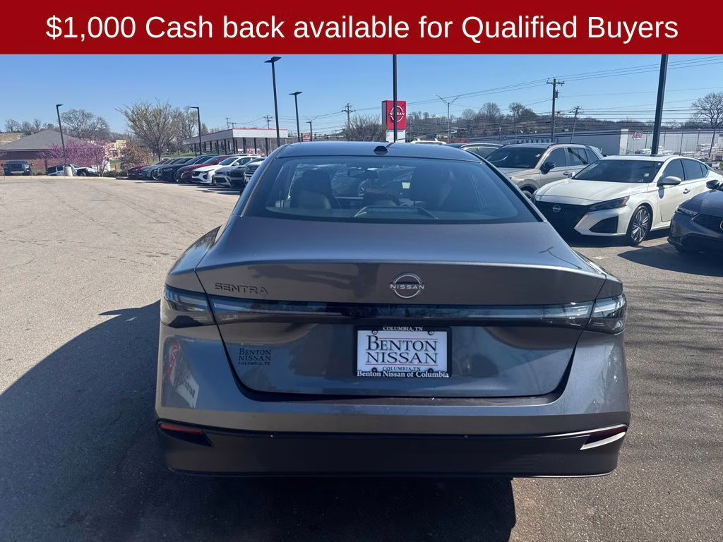 2026 Gun Metallic Nissan Sentra SV FWD Sedan