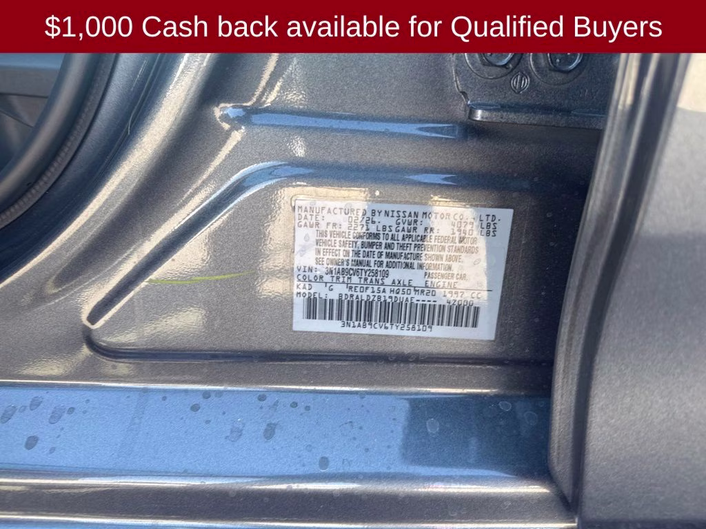2026 Gun Metallic Nissan Sentra SV FWD Sedan