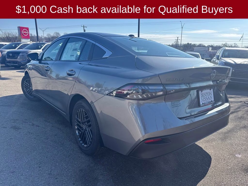 2026 Gun Metallic Nissan Sentra SV FWD Sedan
