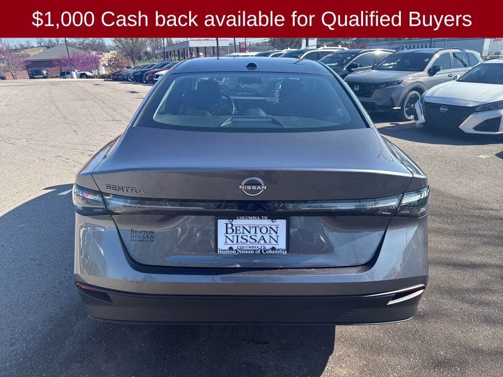 2026 Gun Metallic Nissan Sentra SV FWD Sedan