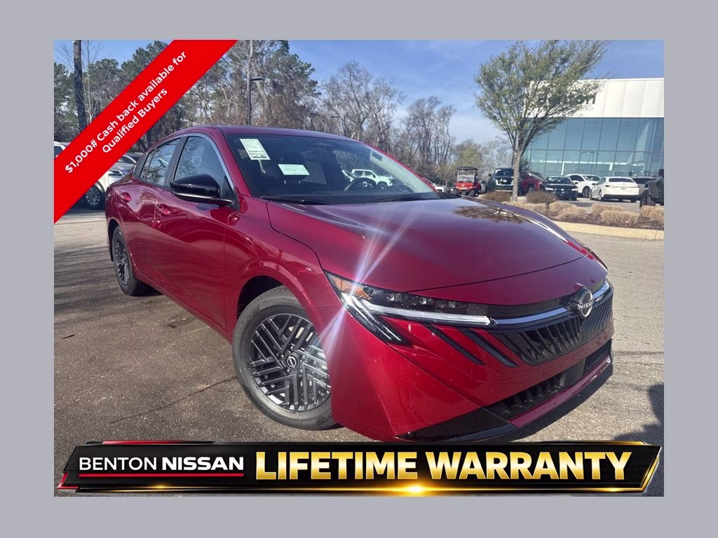 2026 Scarlet Ember Tintcoat Nissan Sentra SV FWD Sedan
