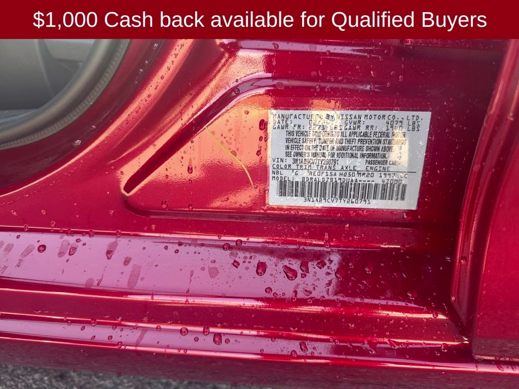 2026 Scarlet Ember Tintcoat Nissan Sentra SV FWD Sedan