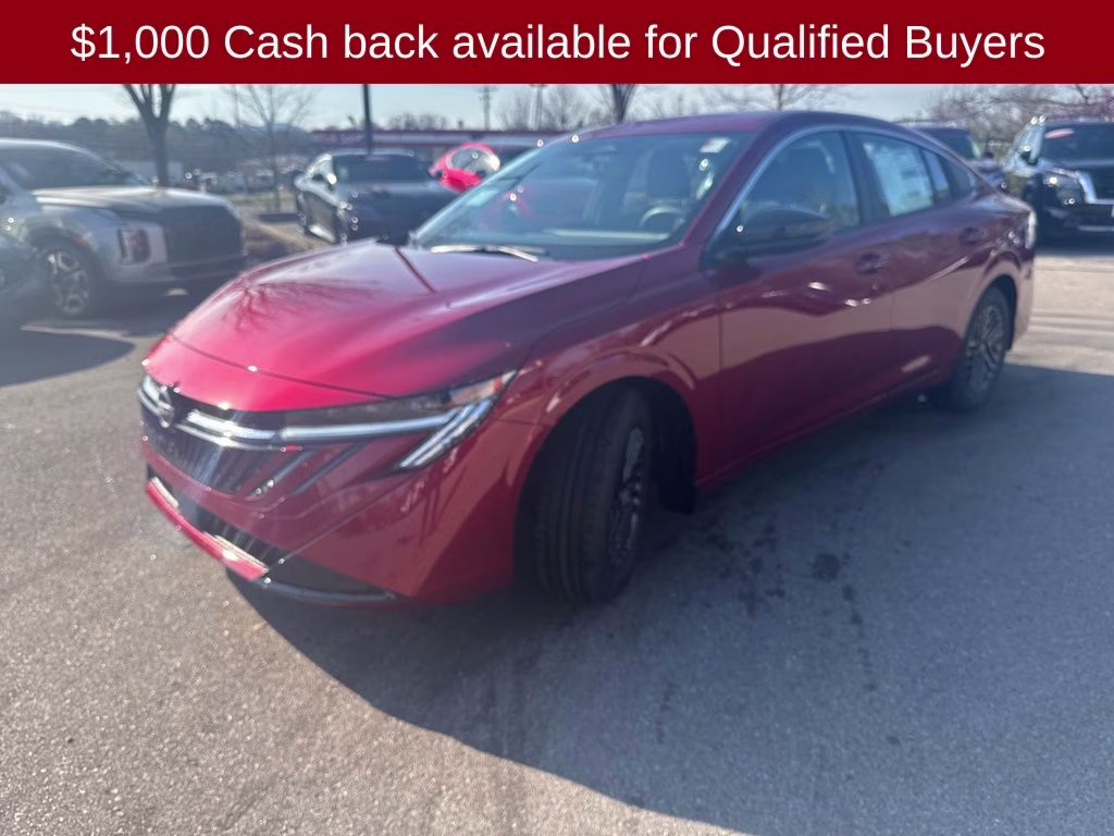 2026 Scarlet Ember Tintcoat Nissan Sentra SV FWD Sedan