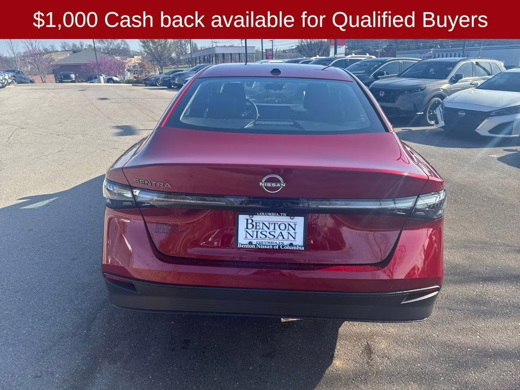 2026 Scarlet Ember Tintcoat Nissan Sentra SV FWD Sedan