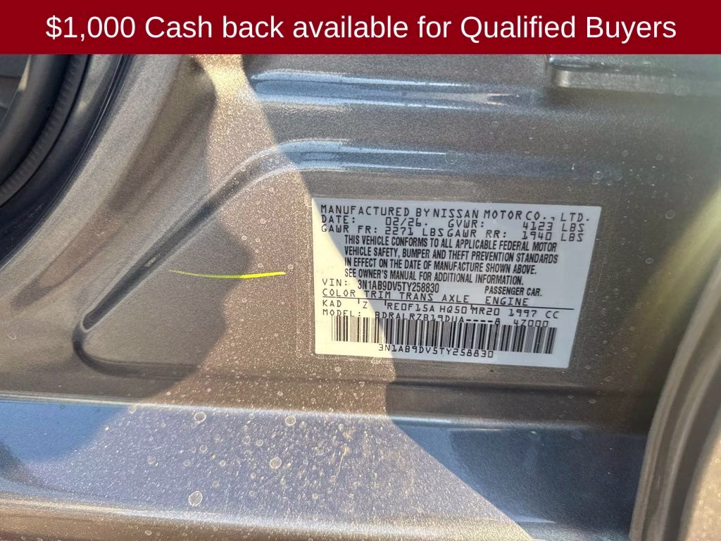 2026 Gun Metallic Nissan Sentra SR FWD Sedan