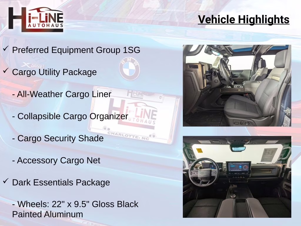 2025 Graphite Blue Metallic GMC HUMMER EV SUV 3X 4X4 SUV