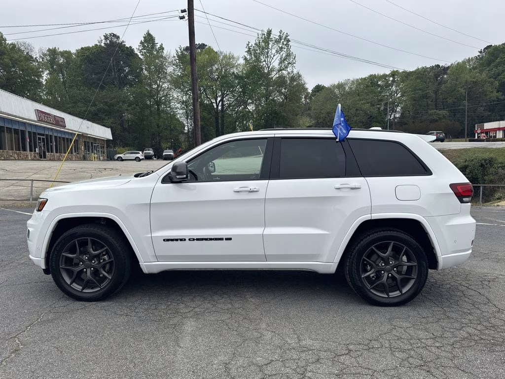 2021 Bright White Clearcoat Jeep Grand Cherokee 80th Anniversary Edition 4X4 SUV