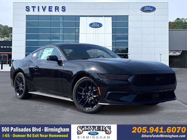 2026 Shadow Black Ford Mustang EcoBoost RWD Coupe