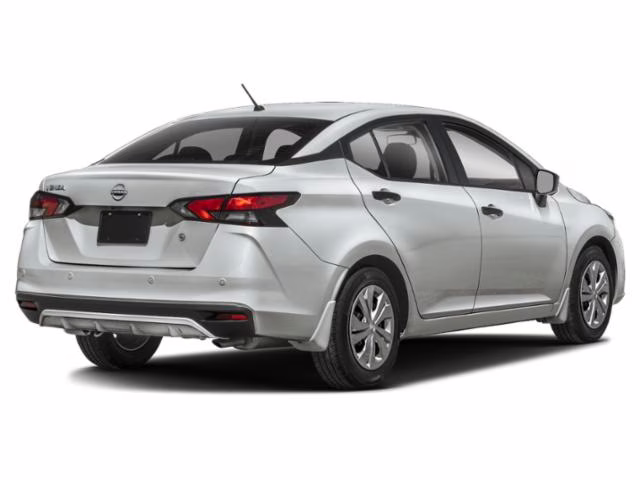 2025 Brilliant Silver Metallic Nissan Versa 1.6 S FWD Sedan