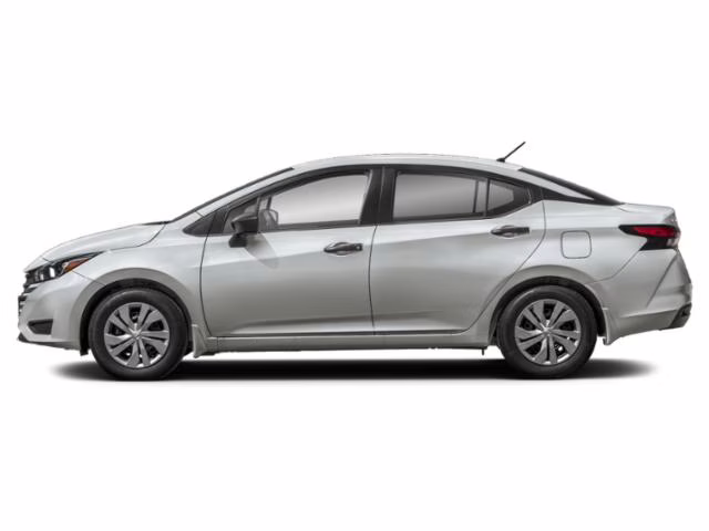 2025 Brilliant Silver Metallic Nissan Versa 1.6 S FWD Sedan
