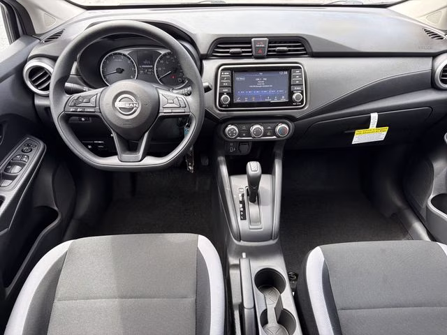 2025 Brilliant Silver Metallic Nissan Versa 1.6 S FWD Sedan