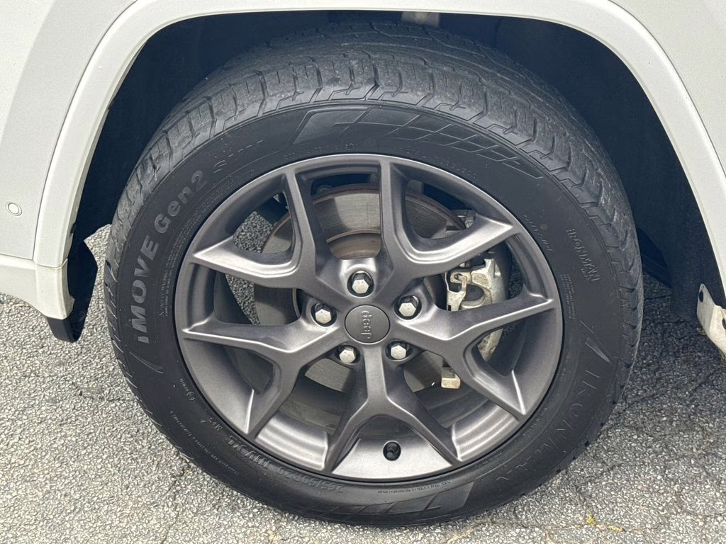 2021 Bright White Clearcoat Jeep Grand Cherokee 80th Anniversary Edition 4X4 SUV