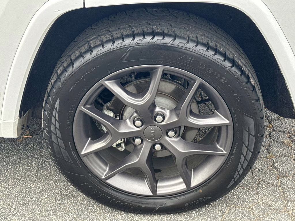 2021 Bright White Clearcoat Jeep Grand Cherokee 80th Anniversary Edition 4X4 SUV