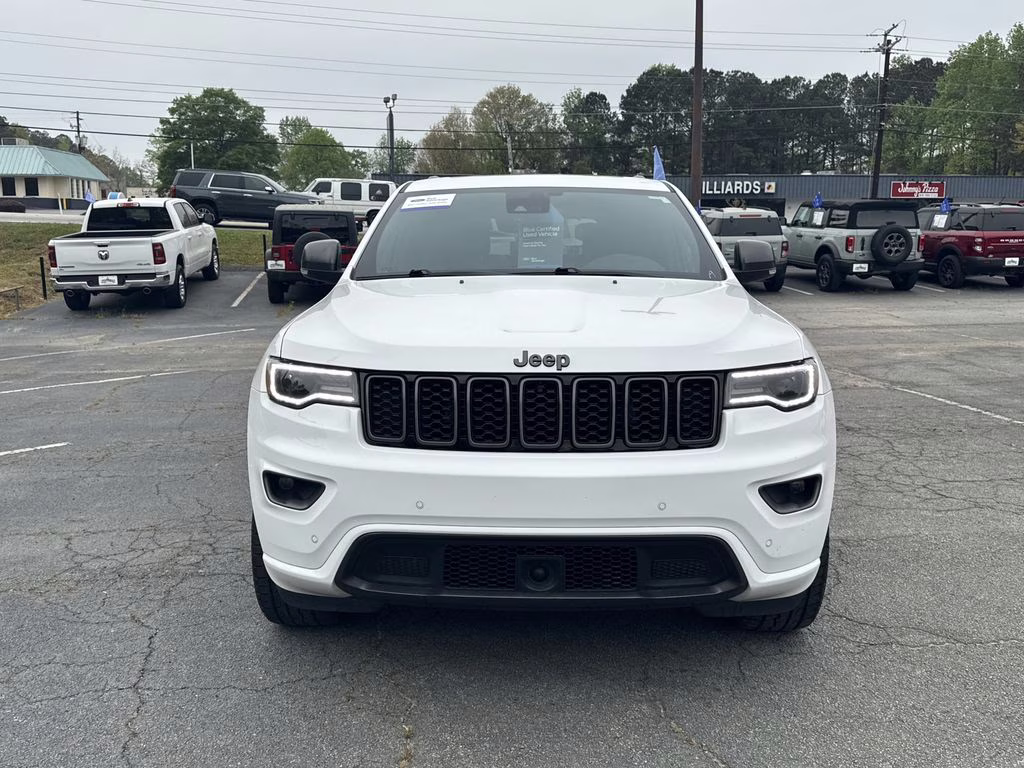 2021 Bright White Clearcoat Jeep Grand Cherokee 80th Anniversary Edition 4X4 SUV