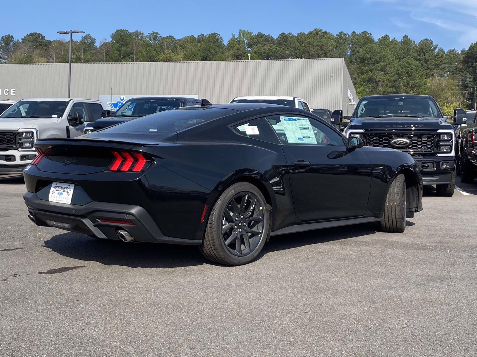 2026 Shadow Black Ford Mustang EcoBoost RWD Coupe