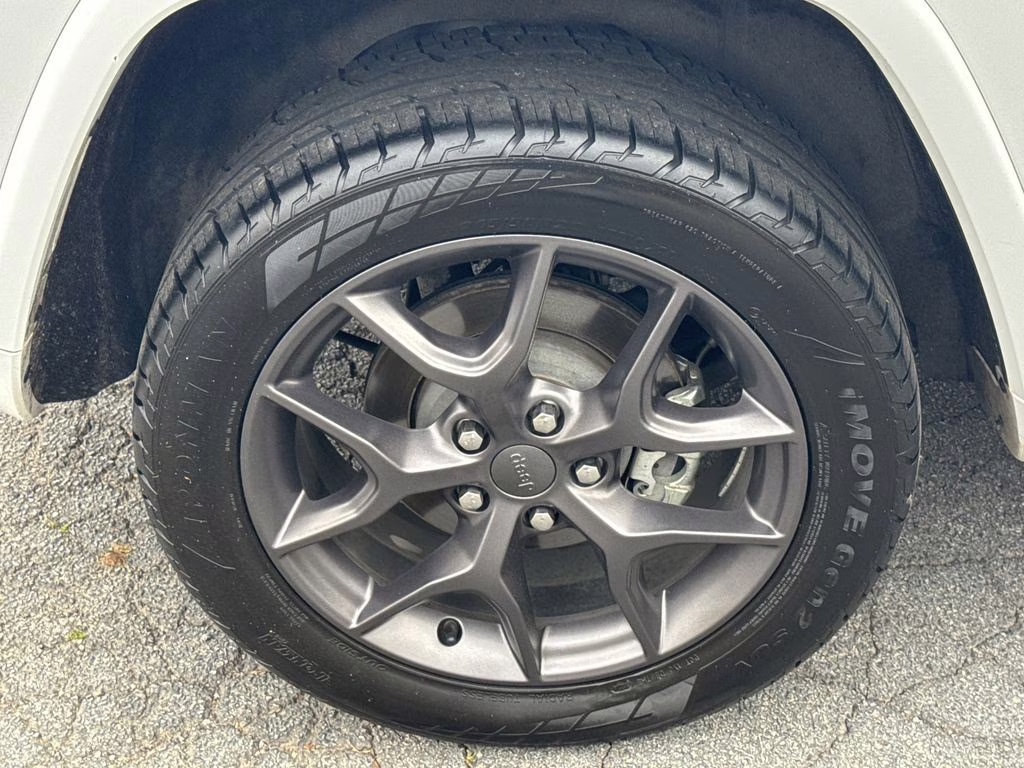 2021 Bright White Clearcoat Jeep Grand Cherokee 80th Anniversary Edition 4X4 SUV