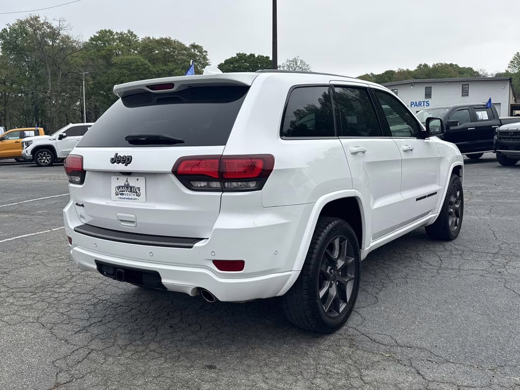 2021 Bright White Clearcoat Jeep Grand Cherokee 80th Anniversary Edition 4X4 SUV